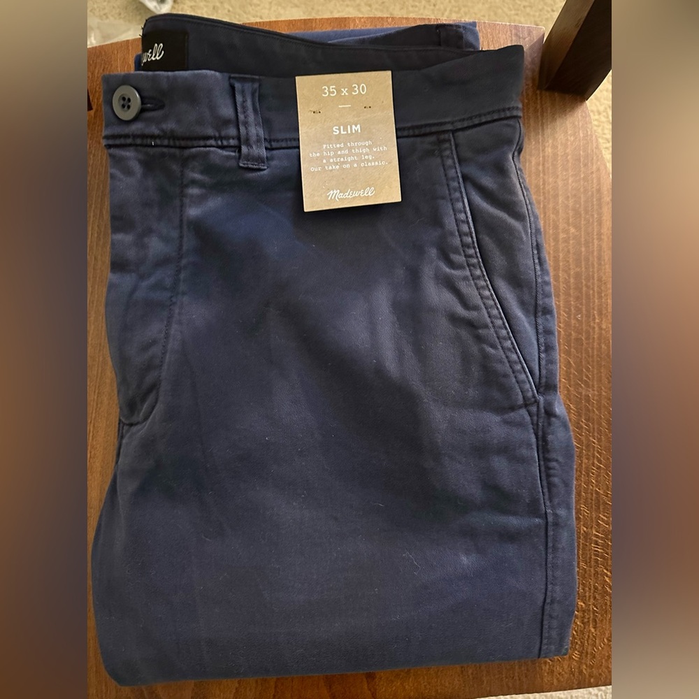 Madewell Navy Chinos